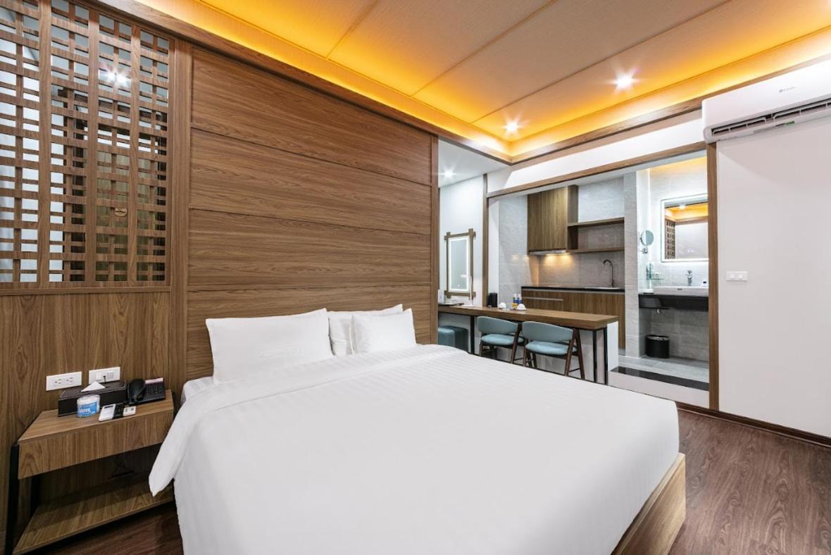 A25 Hotel - 21 Nghia Tan Hanoj Exteriér fotografie